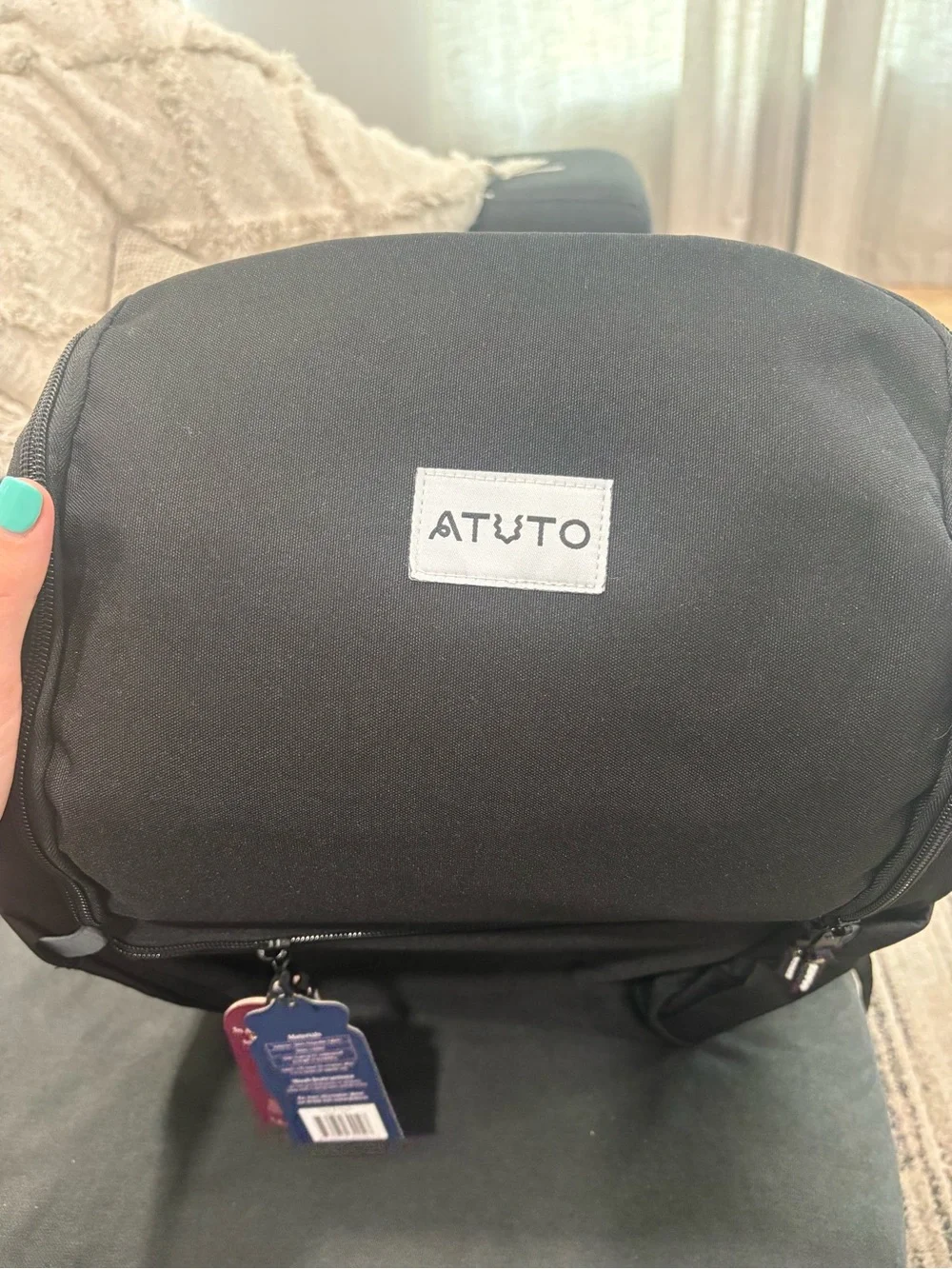 Black Men's Everyday Laptop Backpack